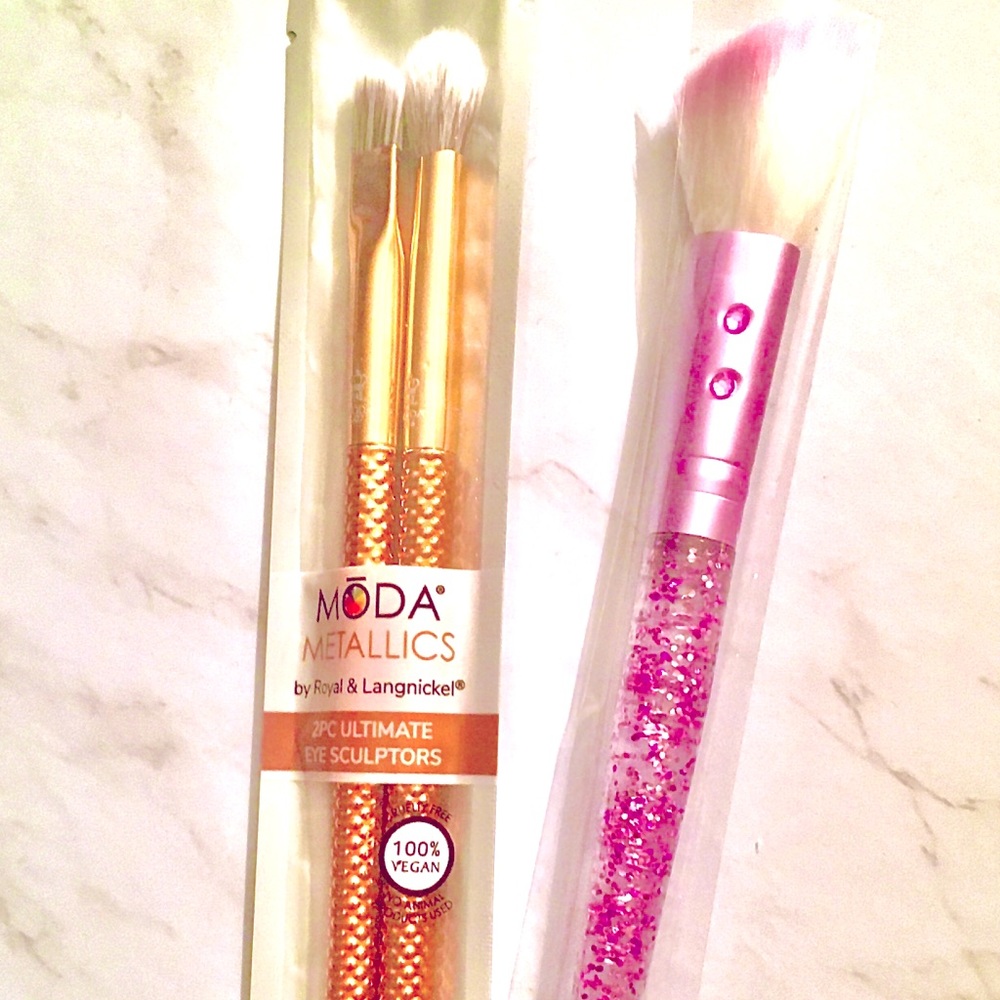 MODA Metallic ✨& Slmissglam Makeup BRUSHES NEW✨✨